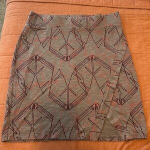 Toad&Co Patterned Skirt- medium